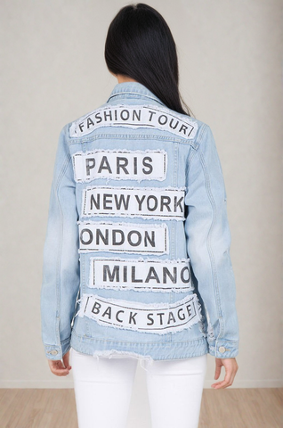 Fashion Tour Denim Jacket | Light Denim