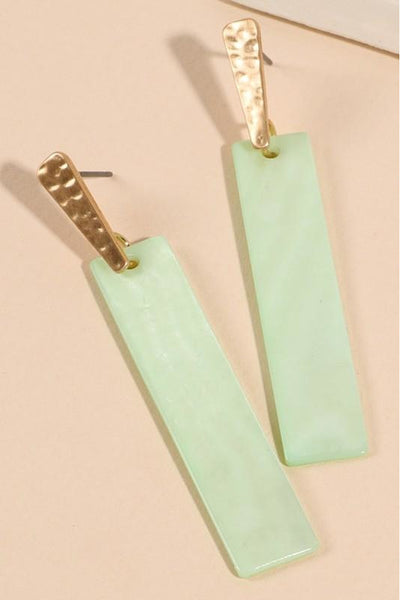 Straight Line Earrings