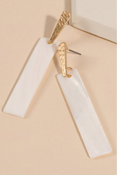 Straight Line Earrings