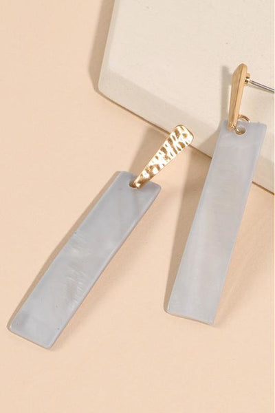 Straight Line Earrings