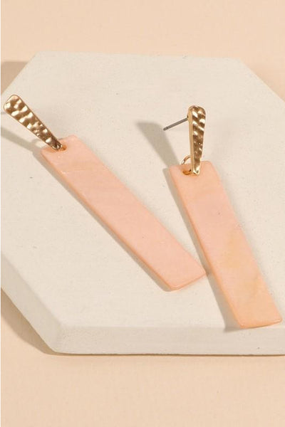 Straight Line Earrings