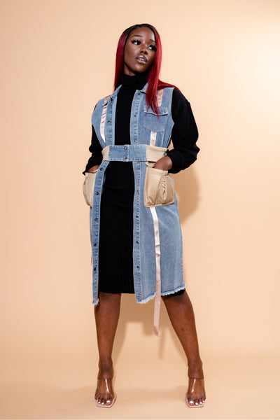 Lineup Denim Trench