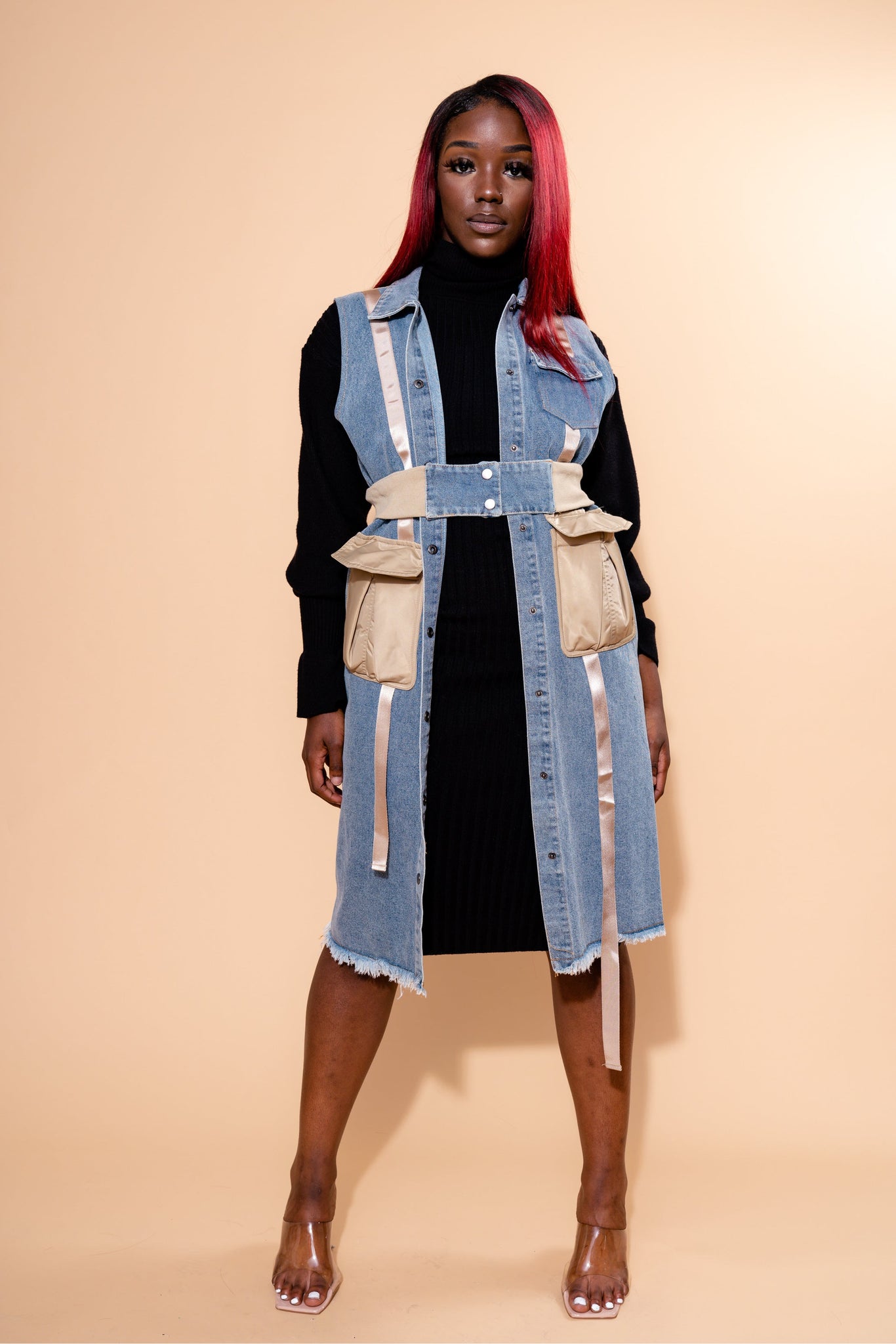 Lineup Denim Trench