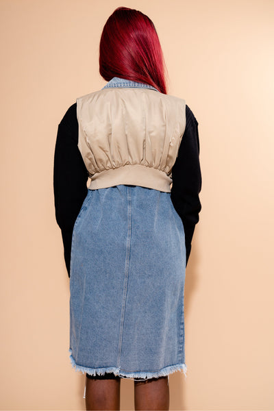 Lineup Denim Trench