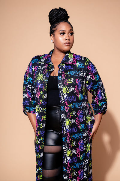 Graffiti Dress | Plus