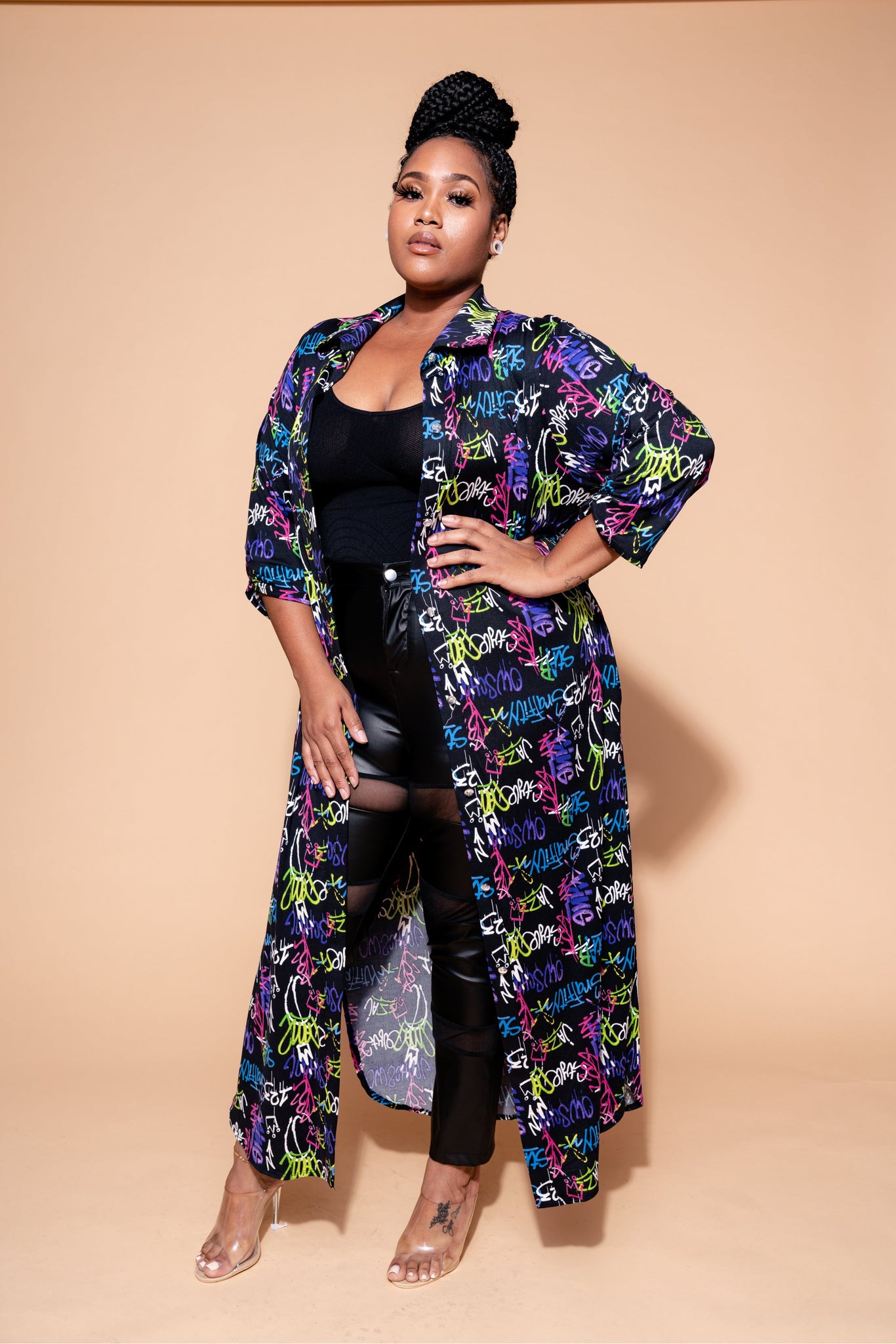 Graffiti Dress | Plus