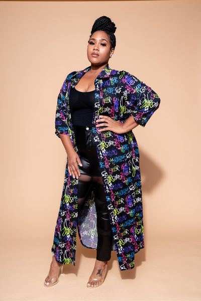 Graffiti Dress | Plus