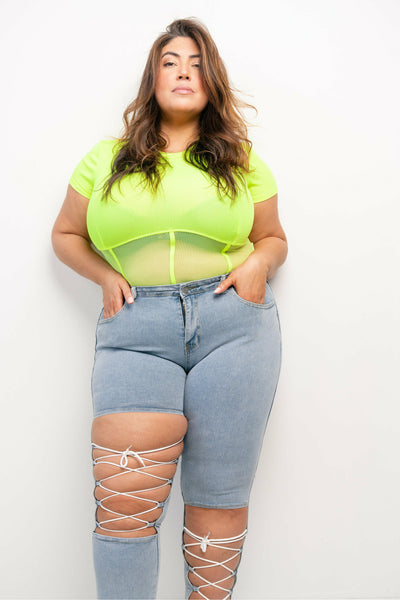 Tied Up Denim | Curvy