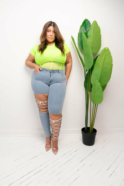 Tied Up Denim | Curvy