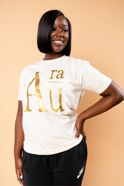 Aura Brand Tee | Ivory