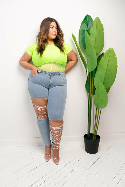 Tied Up Denim | Curvy