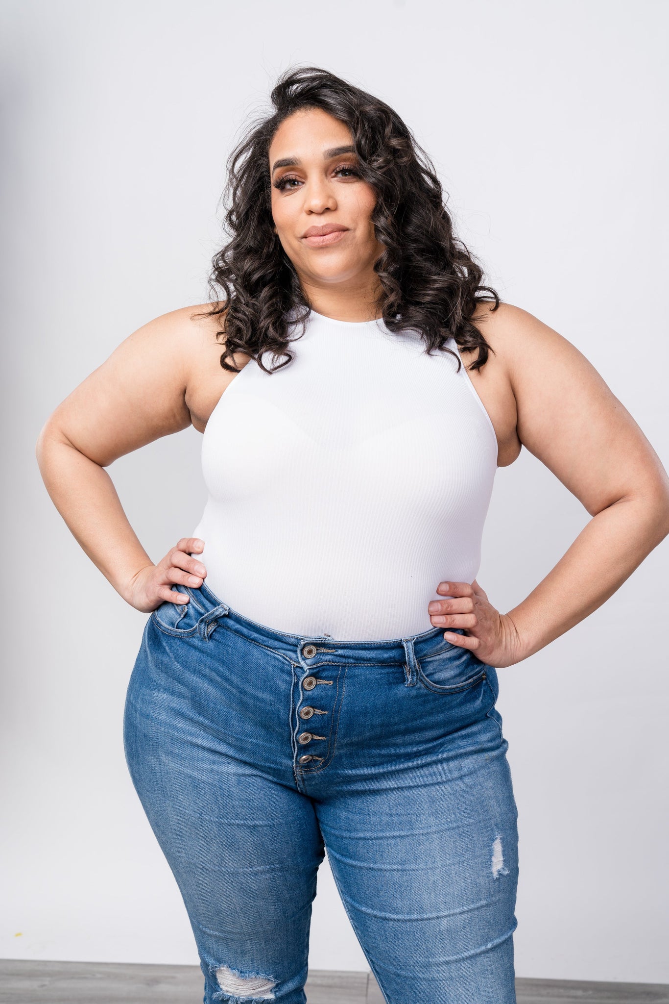 One of One Body Suit | White