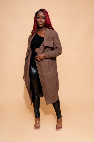 Gone With The Wind Cardigan | Brown