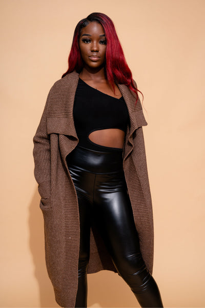 Gone With The Wind Cardigan | Brown