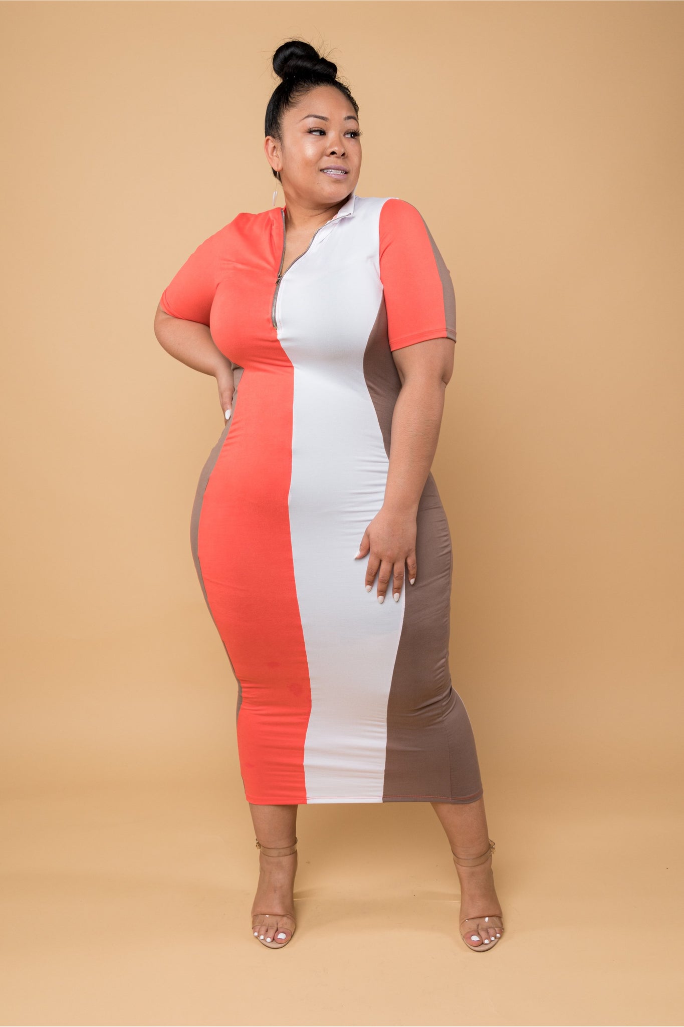 From The Block Dress | Coral