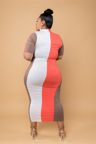 From The Block Dress | Coral