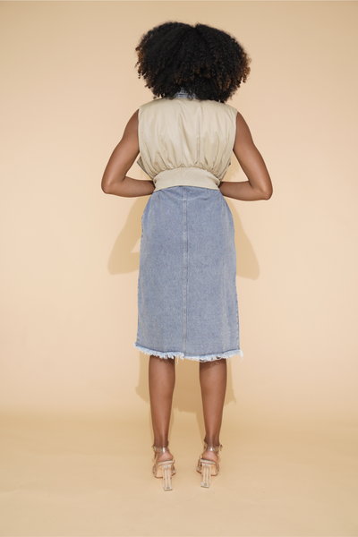 Lineup Denim Trench