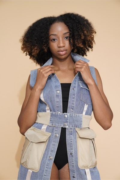 Lineup Denim Trench